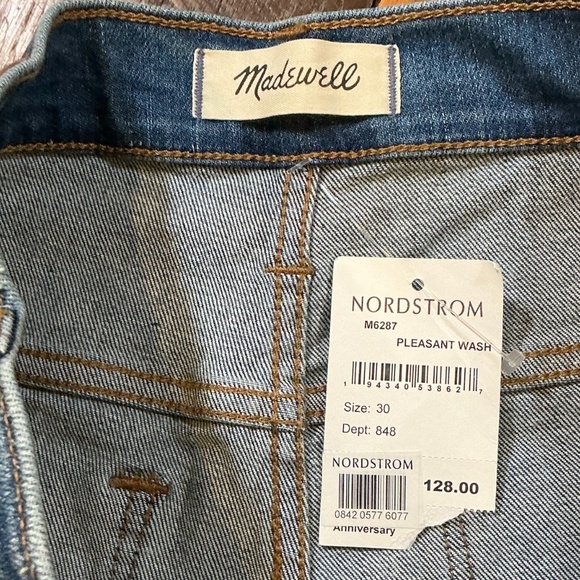 Madewell 9” Mid-Rise Skinny Jeans in Pleasant Wash Women’s Size 30 - Picture 8 of 15